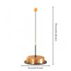 Table Tennis Rebound Practice Device with Paddles and Balls Sturdy for Adults