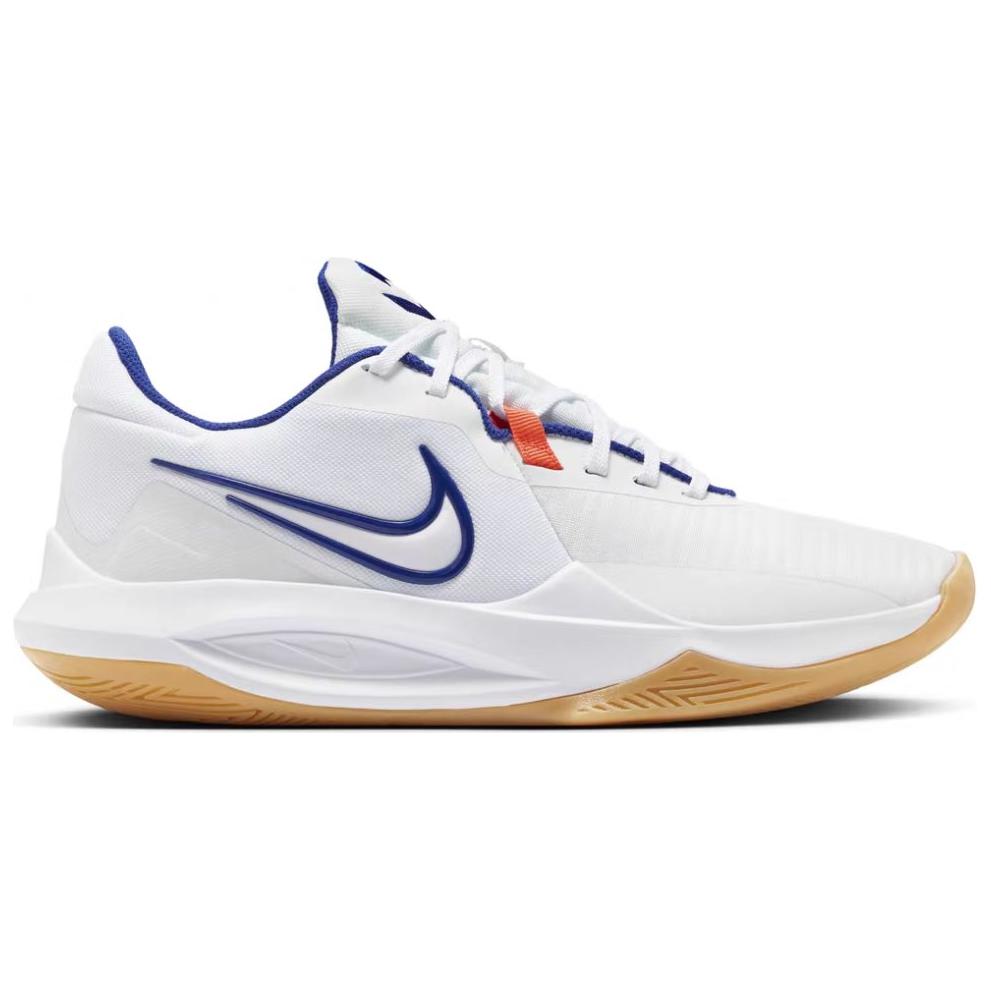 Nike Precision 6 White Deep Royal Gum Men Sneakers Deep-Royal-Blue HV1796-141
