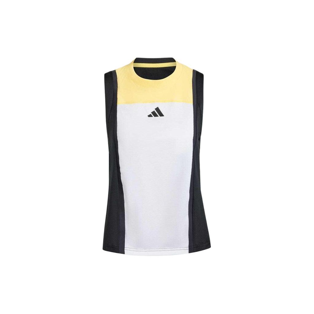 Adidas Tank Tops Women's White Crew Neck Moderate Other IM8179