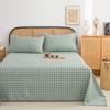 Wholesale 100% cotton old coarse cloth sheets pure cotton kang single three-piece set single piece soft mat student dormitory mat