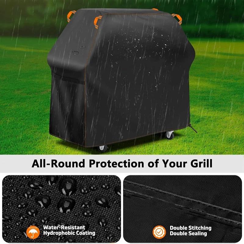 Outdoor BBQ Grill Cover Waterproof UV Resistant Heavy Duty Dustproof Protector Fits Weber Nexgrill Expert Grill