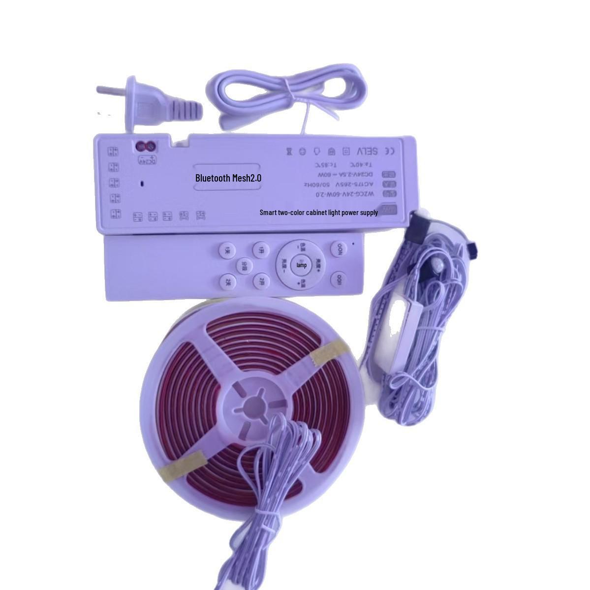 

Bed-Activated RGB COB Light Strip with Stepless Dimming and Color Adjustment 5.2m (1.2m + 2m + 2m) with dual-side sensor