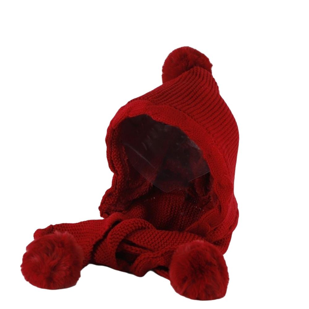 Neck Warmer Knitted Hat Scarf Set Twist Neckerchief Fashion Cycling Balaclavas Hat  All-match