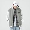 Flying Jacket Jacket Men's Baseball Jacket Cardigan Sweater Round Neck