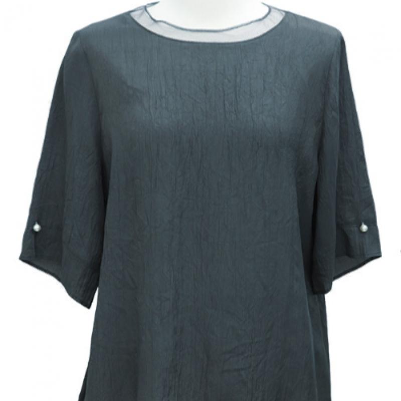 Shiz Madam Women S Ice Rayon Wrinkle T blouSe T57548