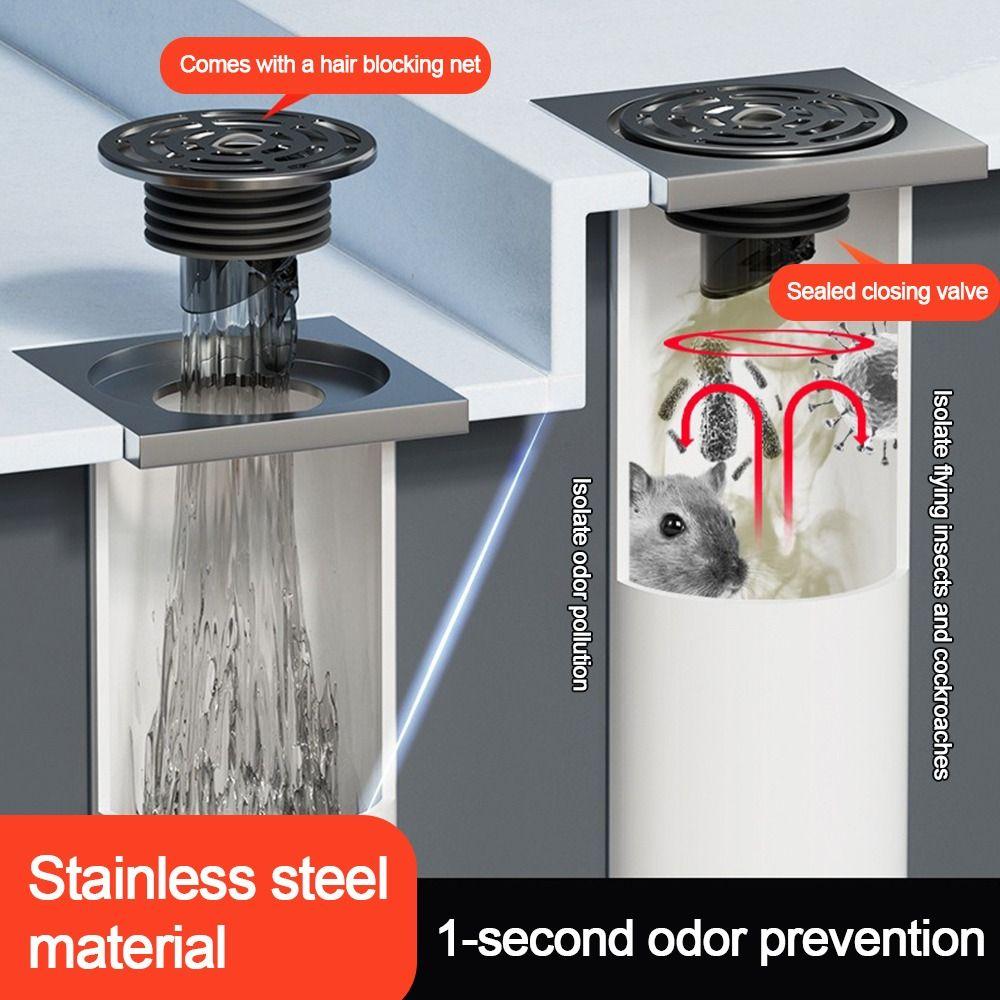 Anti Odor Sink Strainer Insect Prevention Sewer Drain Filter Plug  Kitchen Bathroom Accessories