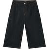 EICHITOO Women's High-Waist Loose Denim Capris