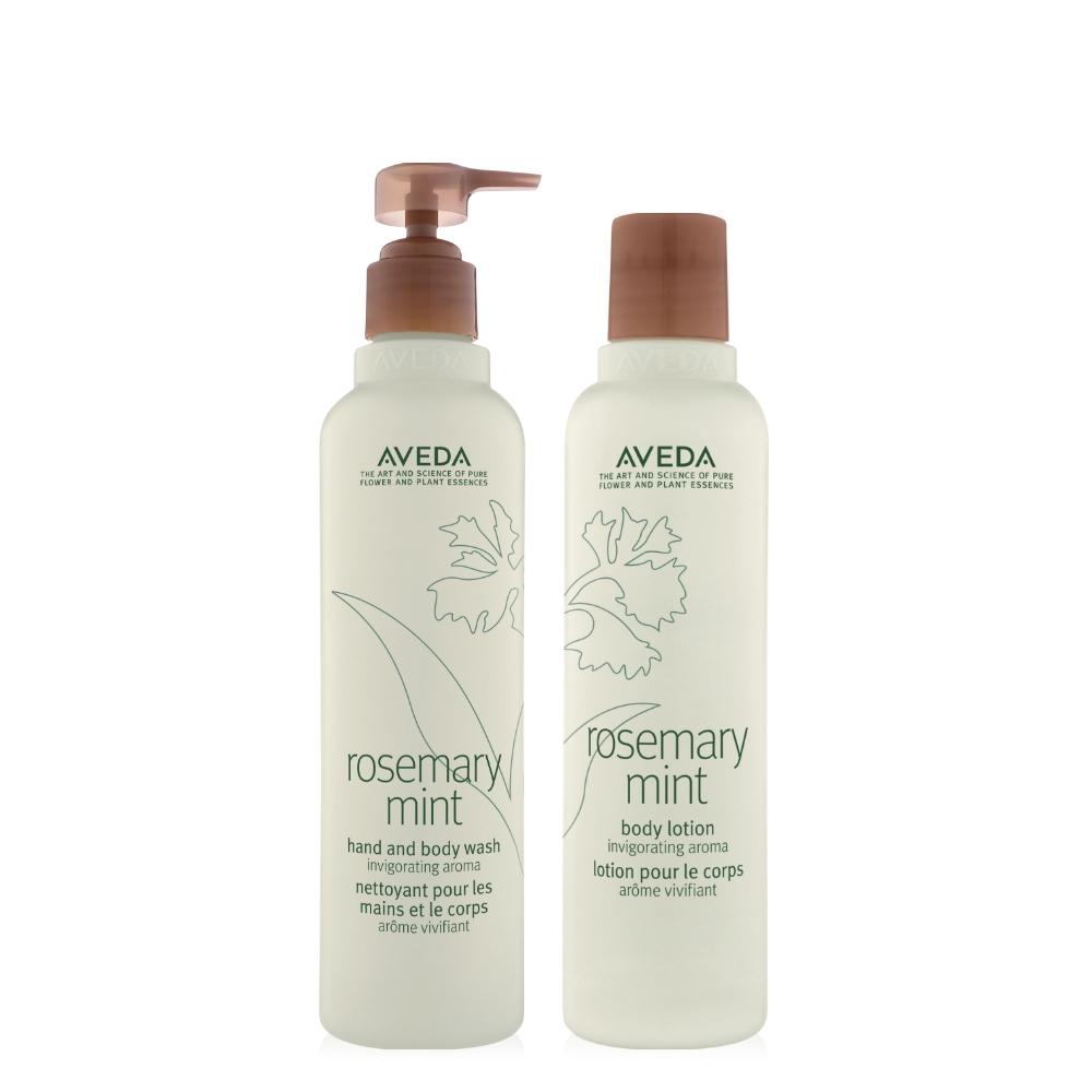Aveda Rosemary Mint Body Wash 250ml + Body Lotion 200ml Set 250ml + 200ml