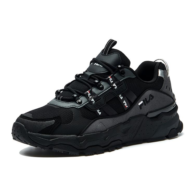 Fila Fashion Sneakers Low Running Shoes Black/Grey F12M134155FBD