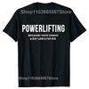 New Funny Powerlifting Graphic Print Tops Men Casual Oversized T-shirt Summer Hip Hop Fashion Short Sleeve Crewneck T Shirts