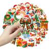 50 Christmas Sticker Sheets for DIY Decoration: Perfect for Notebooks, Luggage, Journals, and Festival Activities