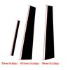 For Dodge Charger 2011- 6pc Black Pillar Posts Set Door Trim Piano Cover Kit