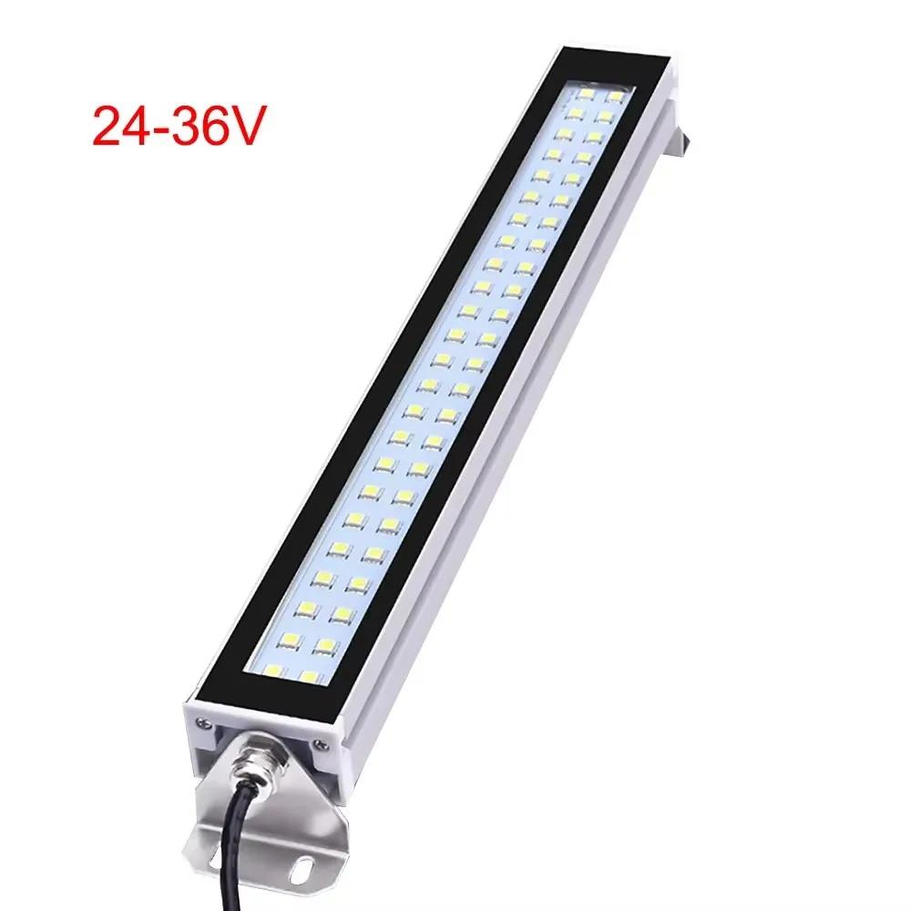 

NEW 53cm AC220V Led Machine Tool Work Light IP66 Oil-proof Explosion-proof Lamp CNC Lathe Industrial Lighting Aluminum Alloy Hot L-22cm White light