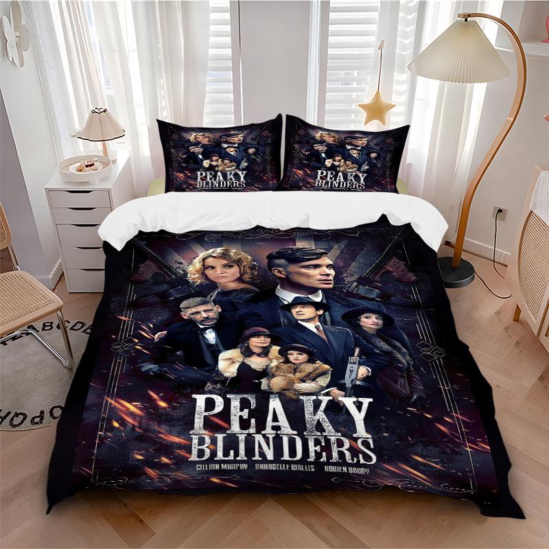 1Pc Peaky Blinders Gangsters' Saga Bedding Set Quilt Cover Pillowcase Home Christmas Xmas Halloween Gift 1 Duvet Cover 2 Pillowcase M924557