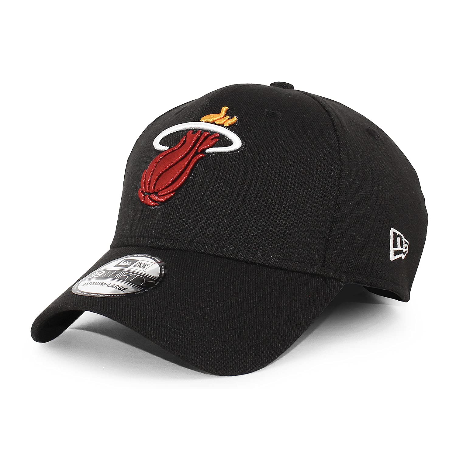 

[New Era] Miami Heat 39THIRTY [NBA TEAM CLASSIC FLEX FIT CAP] MIAMI HEAT Black Hat Stretch Fit (ML (approx. 57.7-60.6cm), m) [Used]