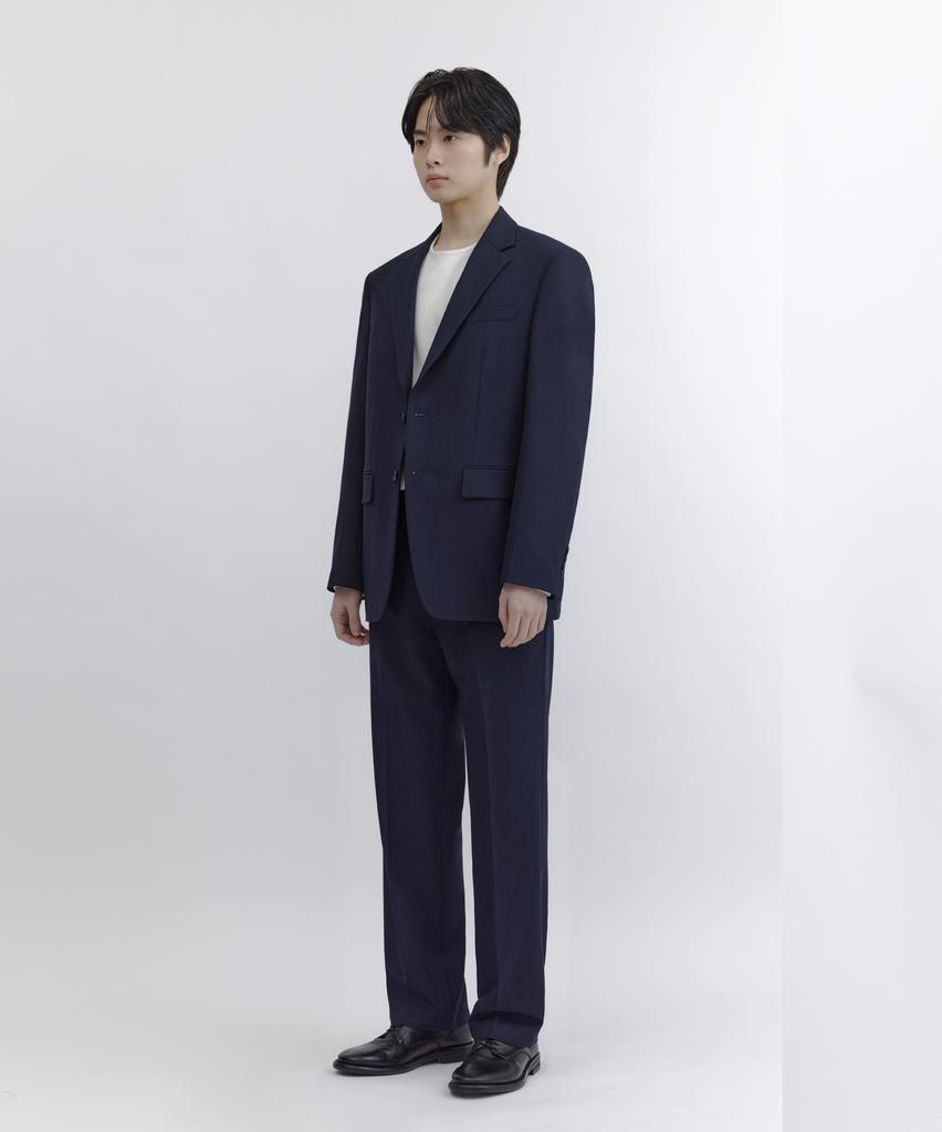 NONBLANK W11 Semi-Wide Fit Slacks_Dark Navy