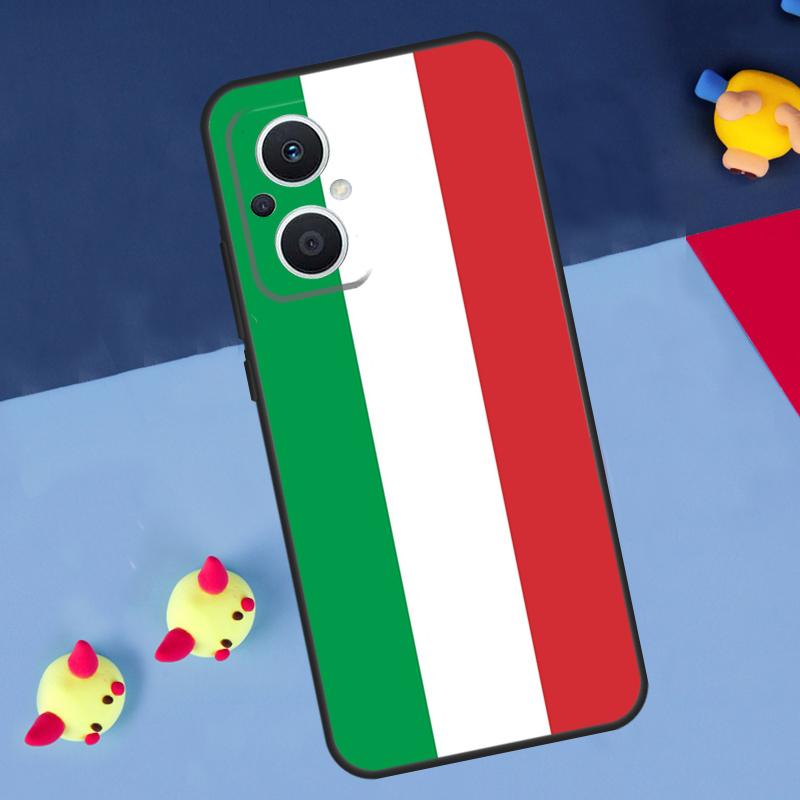 Italy Flag For OPPO Reno 14F 13F 12F 11F 10 11 12 13 14 Pro 8T 7 8 Lite OPPO Find X6 X5 X8 X9 Pro Case