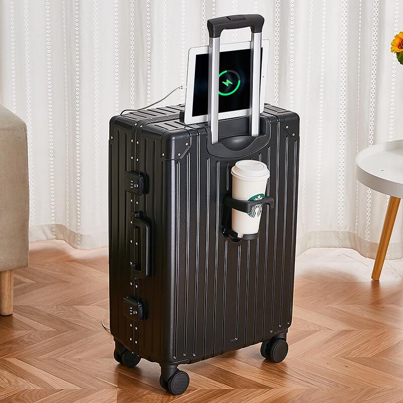 Smart Luggage with Cup Holder