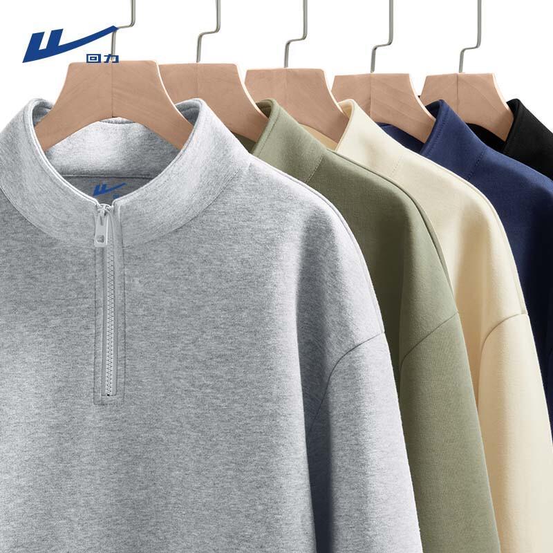 Warrior Men's Half-Zip Casual Sweatshirt