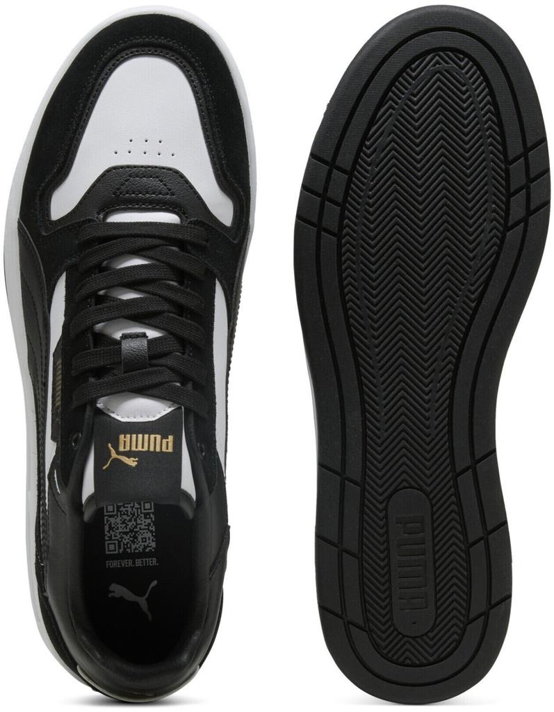 Puma Court Classic Suede Unisex Sneakers White/black/gold