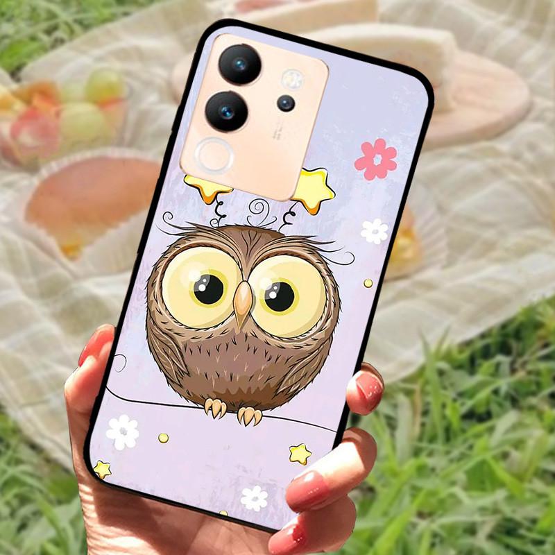 For Vivo V30 Lite Case Cover Silicone Soft Marble Black Bumper Funda Coque for vivo V2314 V30 Lite 5G Full Protective V30Lite