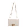 Retro 2025 spring new lock trend line women's trend chain crossbody shoulder small square bag small fragrance style