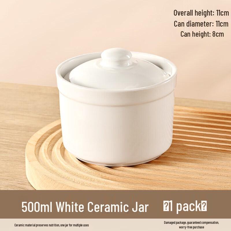 Ceramic Double Boiler Stew Pot