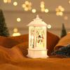 LED Small Luminous Christmas Oil Lamp Ornament - Old Man Design for Children's Gifts & Party Decorations
