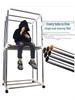 Foldable Remote-Controlled Clothes Dryer with Warm Air Blower for Home Use