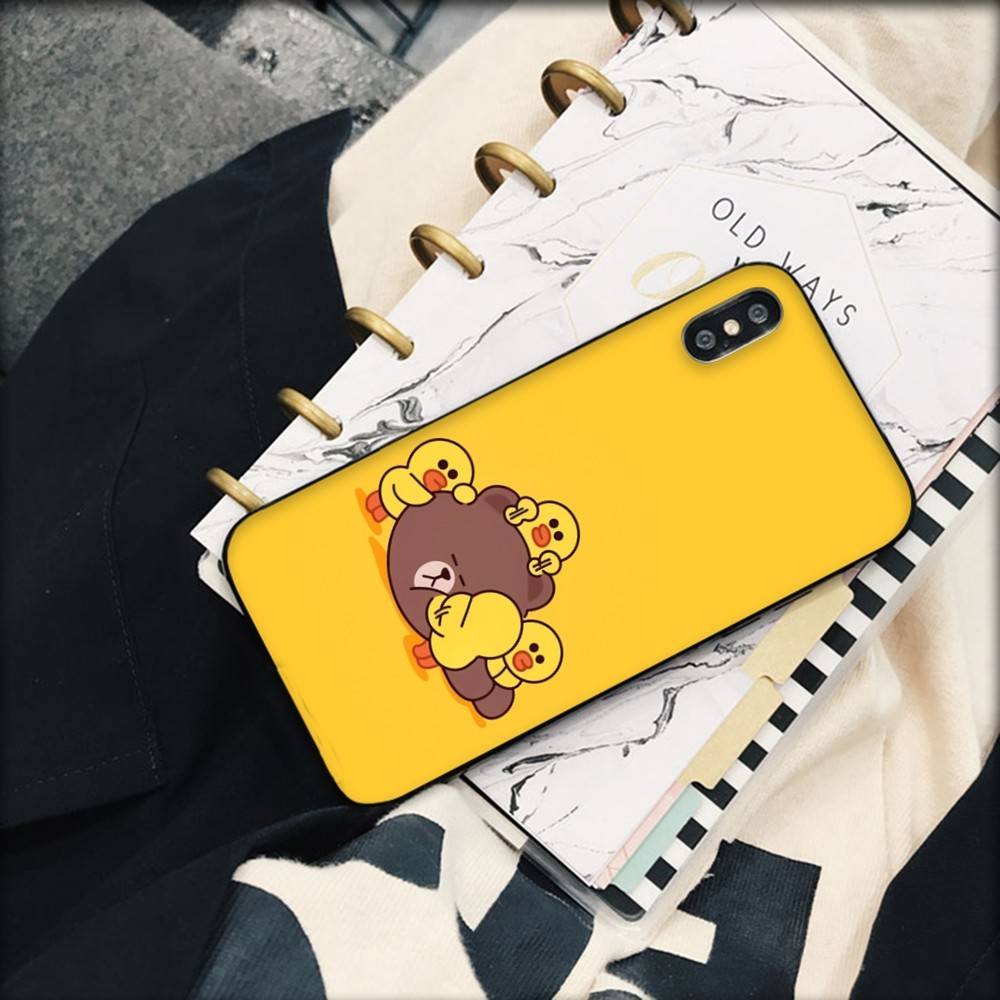 Cartoon Cute C-Cony B-Brown Phone Case For IPhone 16 15 14 13 12 11 17 Pro Max Simplicity Back TPU Soft Case