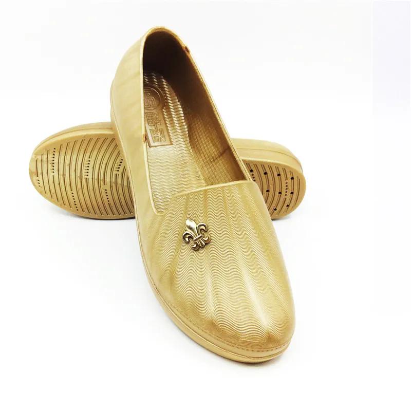 

WTEMPO Хаки плоский толстый каблук нескользящие повседневные рабочие туфли женские весна лето большой размер однотонные одинарные туфли 40 хаки