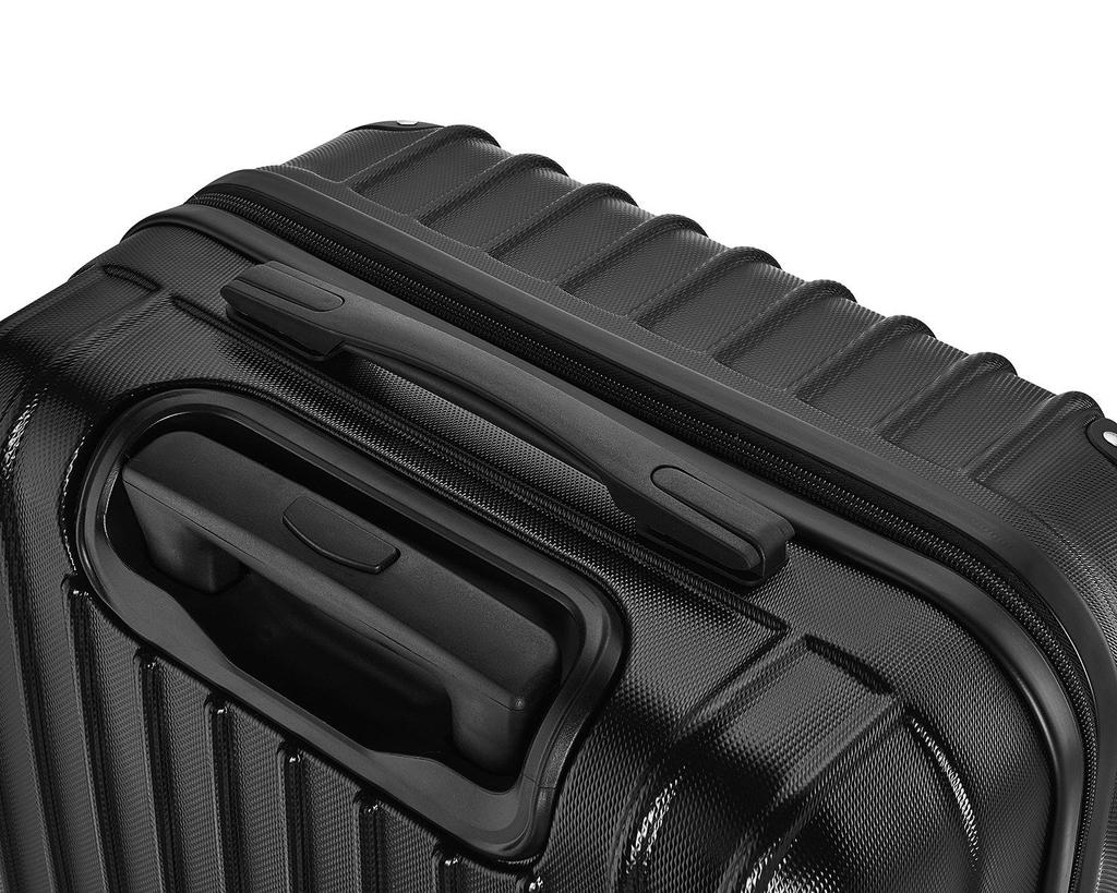 20-Inch Fixed Spot Corner Protector Trolley Luggage – ABS Travel Suitcase Bag with Printed Logo, Ideal As a Business Gift.