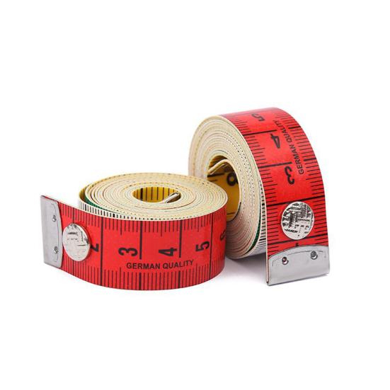 Double-sided Tape Measure with Snap Button Mini Soft Measuring Tape Portable Tailor Sewing Cloth Weight Loss Body Measuring Tape Flexible Ruler Tape