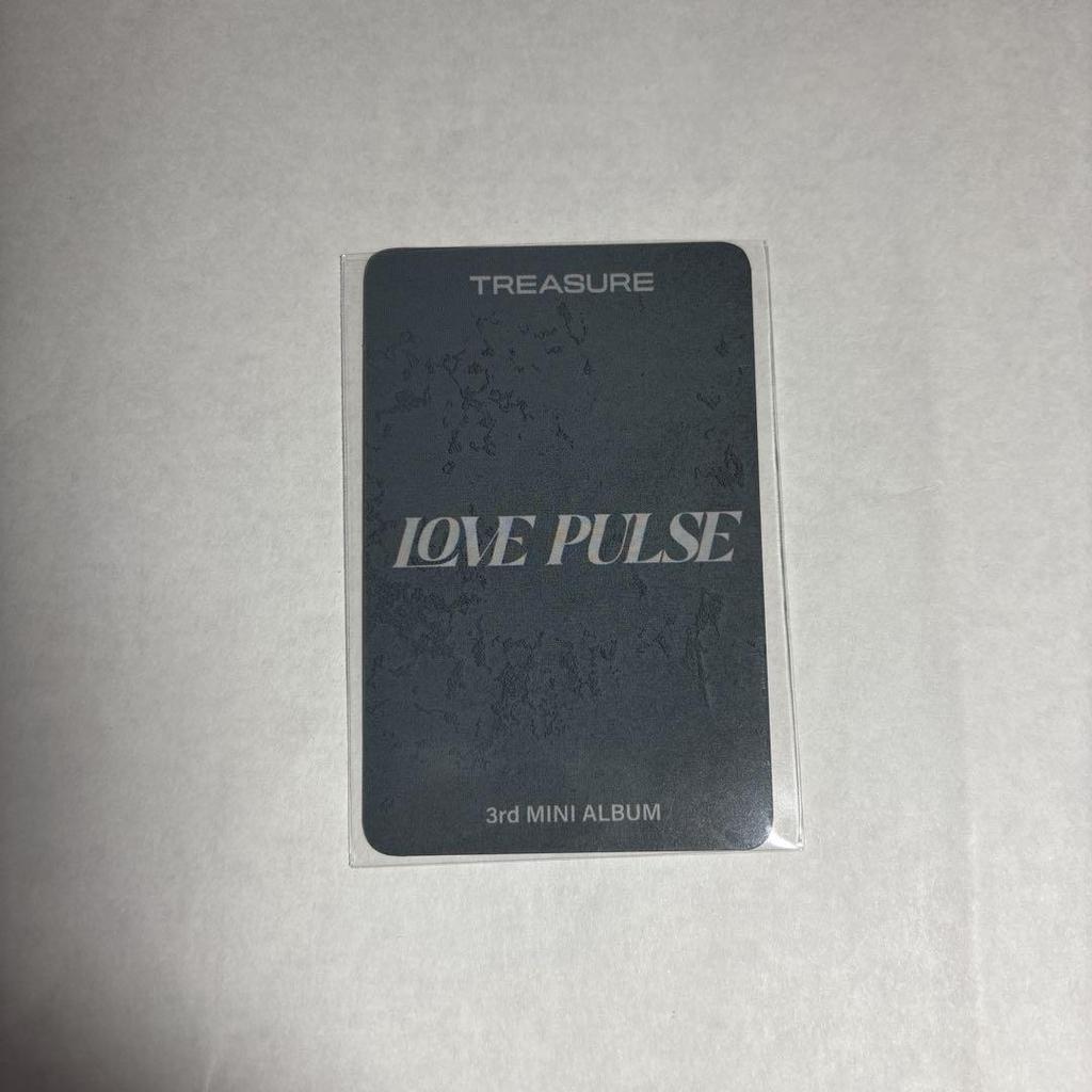 [USED] Korea Limited TREASURE Haruto LOVEPULSE Trading Card