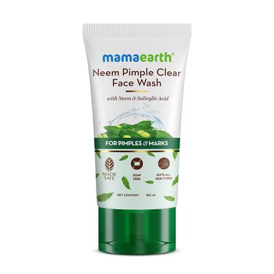 Neem Pimple Clear Face Wash 150ml | Fights Acne, Reduces Marks, Clears Oily Skin | Gentle Cleanser For All Skin Types