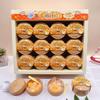 Mini-Dampfbrötchen-Quetschspielzeug-Set Langsam aufsteigendes Simulationsessen Weiches Mochi-Spielzeug Tragbar Stressabbau Kinder Erwachsene Partygeschenk