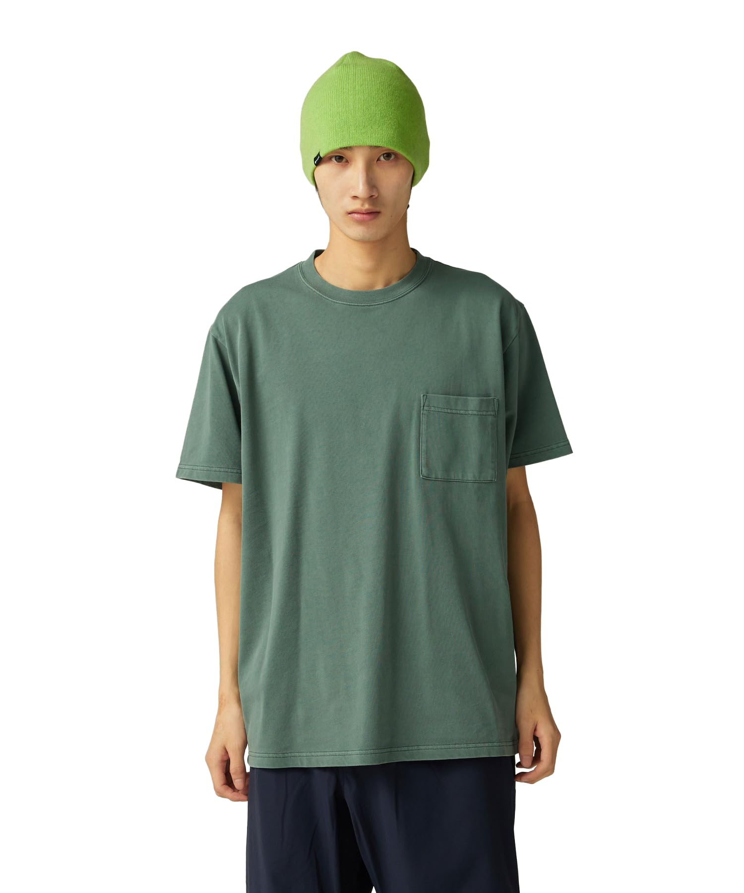 

Snow Peak Garment Dyed Short Sleeve and Dark Size XL T-Shirt TS-25AU011, T-Shirt, Men s Women s, Green,