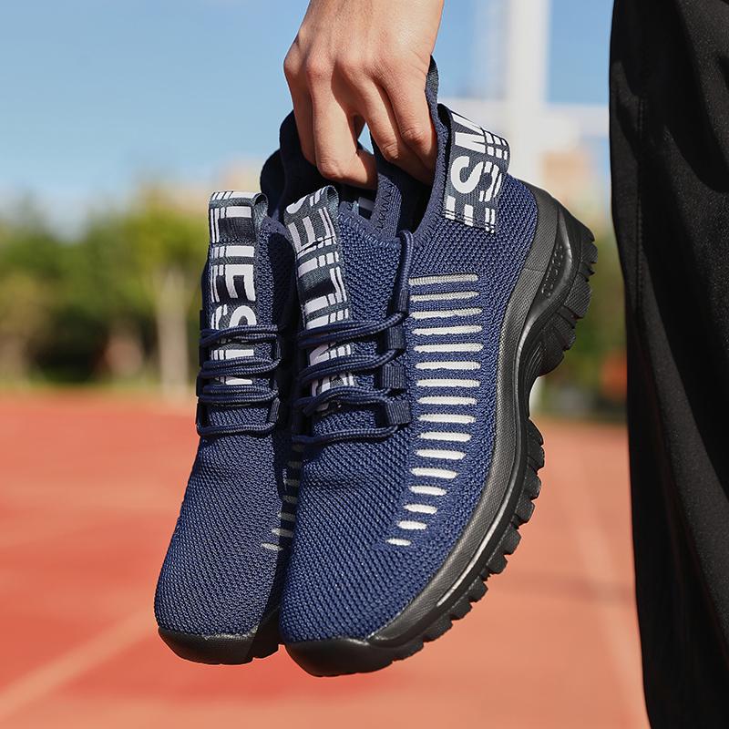 

Men s Running Shoes Mesh Breathable Comfortable Non Slip Sneakers Lightweight Fashionable Women s Vulcanized Shoes 36