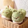 Bag Heel Cotton Shoes Winter Cartoon Slippers Female Cute Indoor Home Non-slip Cotton Plush Warm Slippers Winter