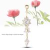 Flower Shaped Anti allergy Copper Belly Navel   Plating Body Piercing Jewelry Gold