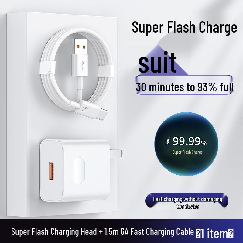 Huawei Honor 66W Super Fast Charger for Mate60/P70/P50/P40/P30 Pro