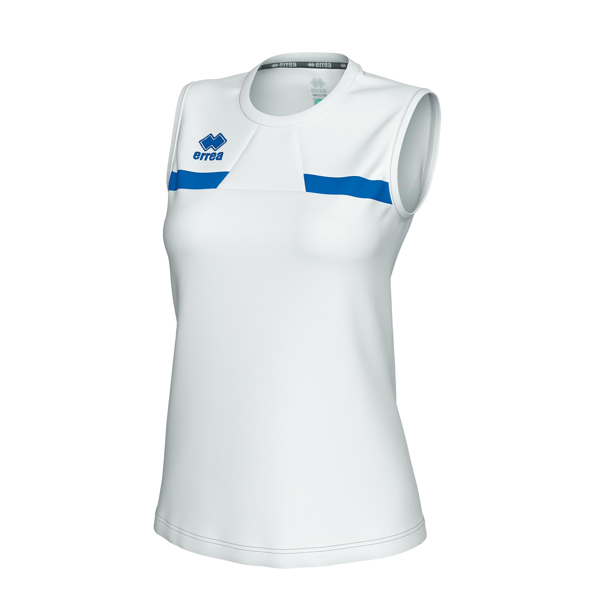 

Competition Sleeveless Shirt MARGIE [Elea] White/Blue