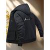 Men's Heavyweight Polyester Hooded Coat Warm Insulated Winter Jacket