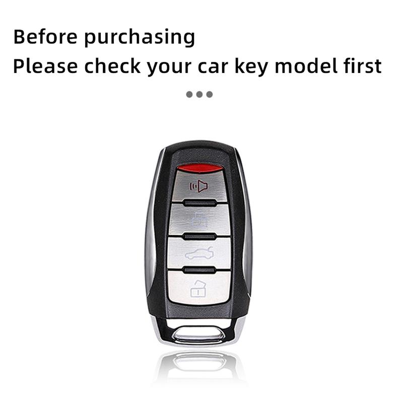 Metal Car Remote Key Cover Case Holder Protector shell Keychain Fob For GWM Haval New H6 HEV PHEV Jolion S Dargo H9 H2 Hover F7x