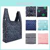 Large Foldable Shopping Bag Portable Oxford Fabric Tote Bag For Storage Unisex Simple Style