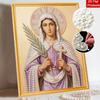DIY 3D Pearl Diamond Painting Art Set Virgin Mary Religious Home Decor Art Set Wall Art