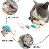YBGGJO Cat Mouse Toys, Set of 6, Plush Pet Toys, Chew Toys, Cat Treats, Stress Relief, Exercise, Pet Supplies (A)