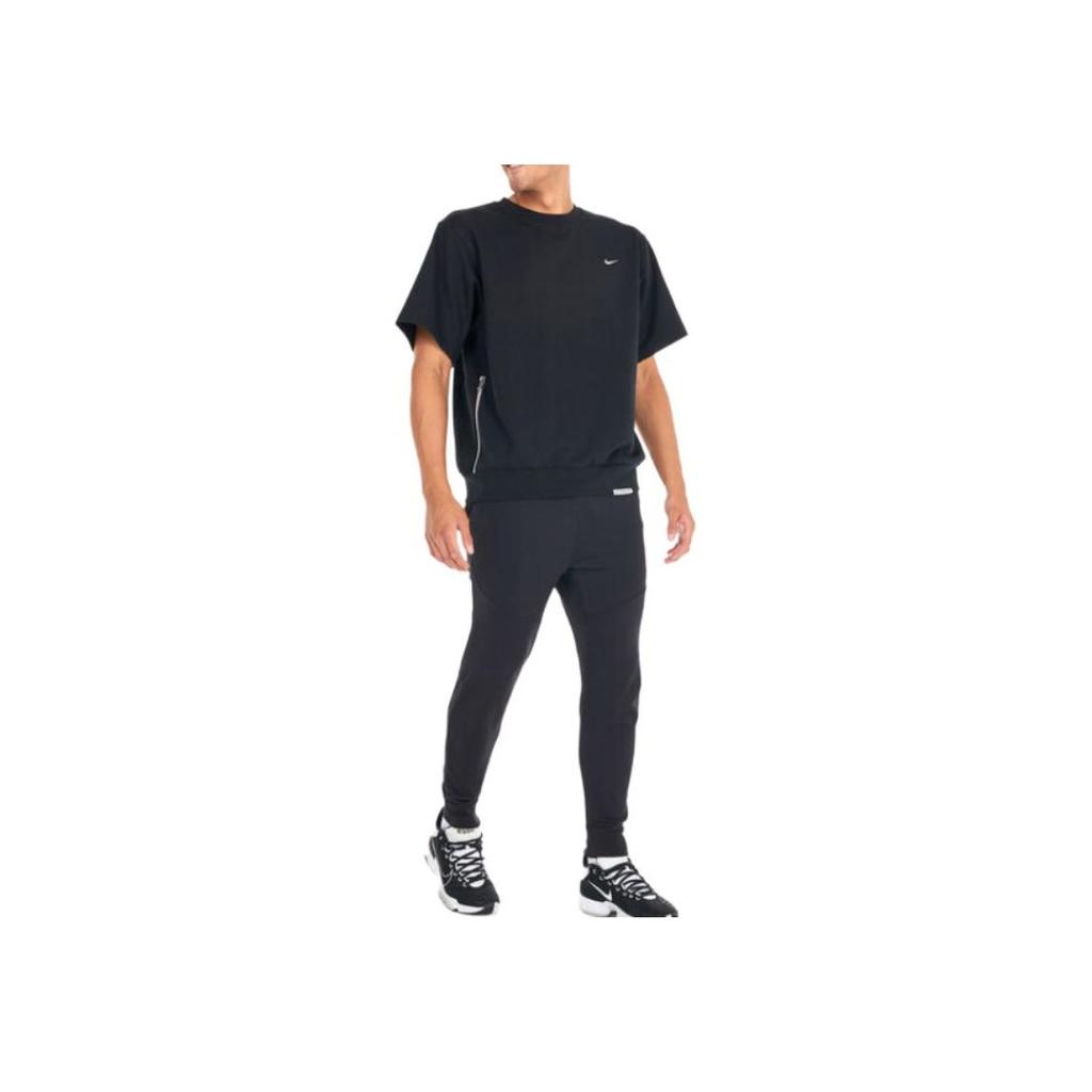 Nike Logo Print Pullover T-Shirt Men Tops Black DX0328-010