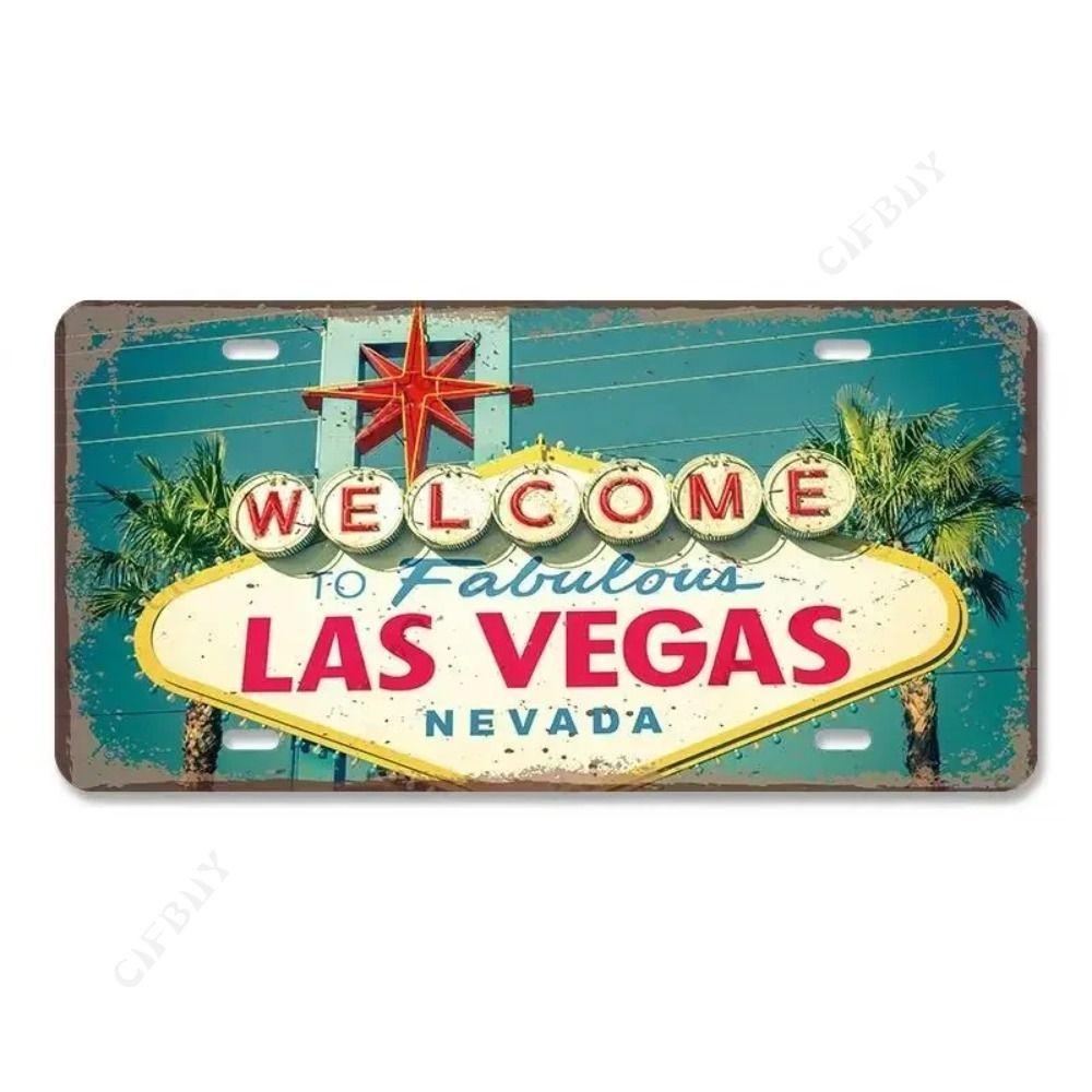 Vintage Car Retro Metal Tin Signs