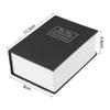 Combination Lock Secret Book Safe Box for Secure Jewelry and Key Storage Discreet Home and Office Privacy Container Compact Size